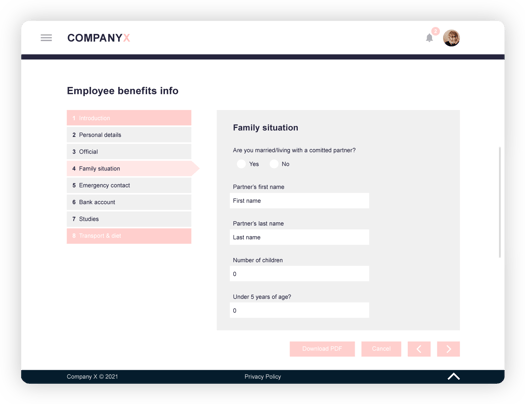 Onboarding-process-template-iPad-employee-form