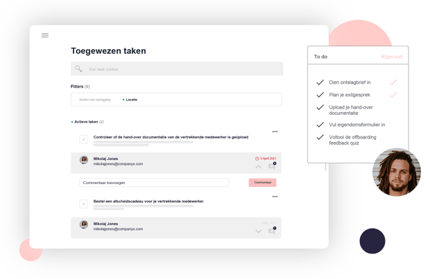 Talmundo Offboarding Compliance Task Manager Overview NL