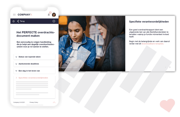 Talmundo Offboarding Expertise Handover Guide Learning Page NL